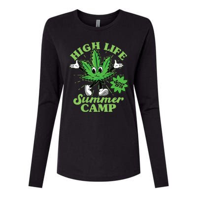 Retro High Life Summer Camp Since 1978 Womens Cotton Relaxed Long Sleeve T-Shirt