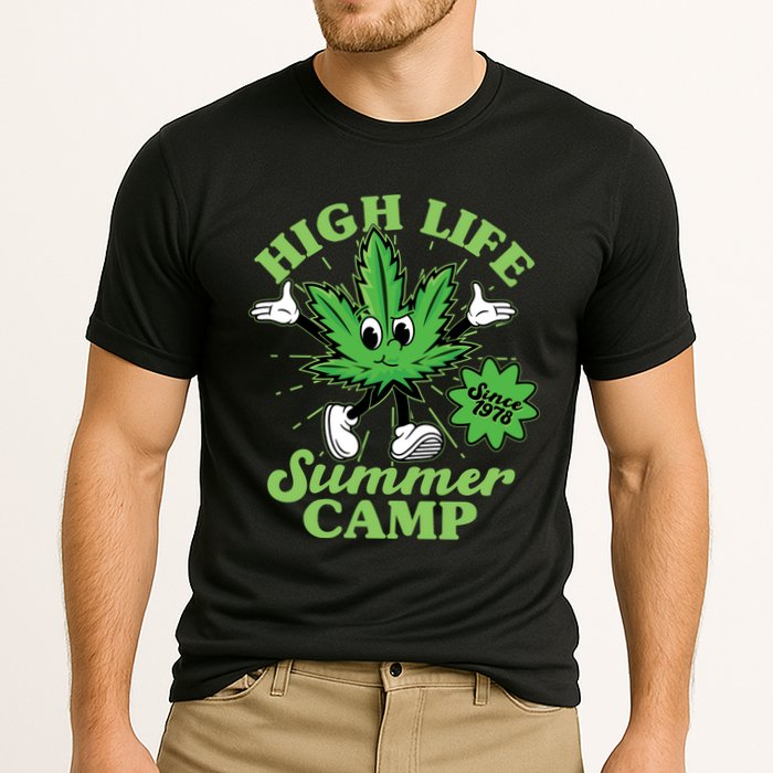 Retro High Life Summer Camp Since 1978 Cooling Performance Crew T-Shirt