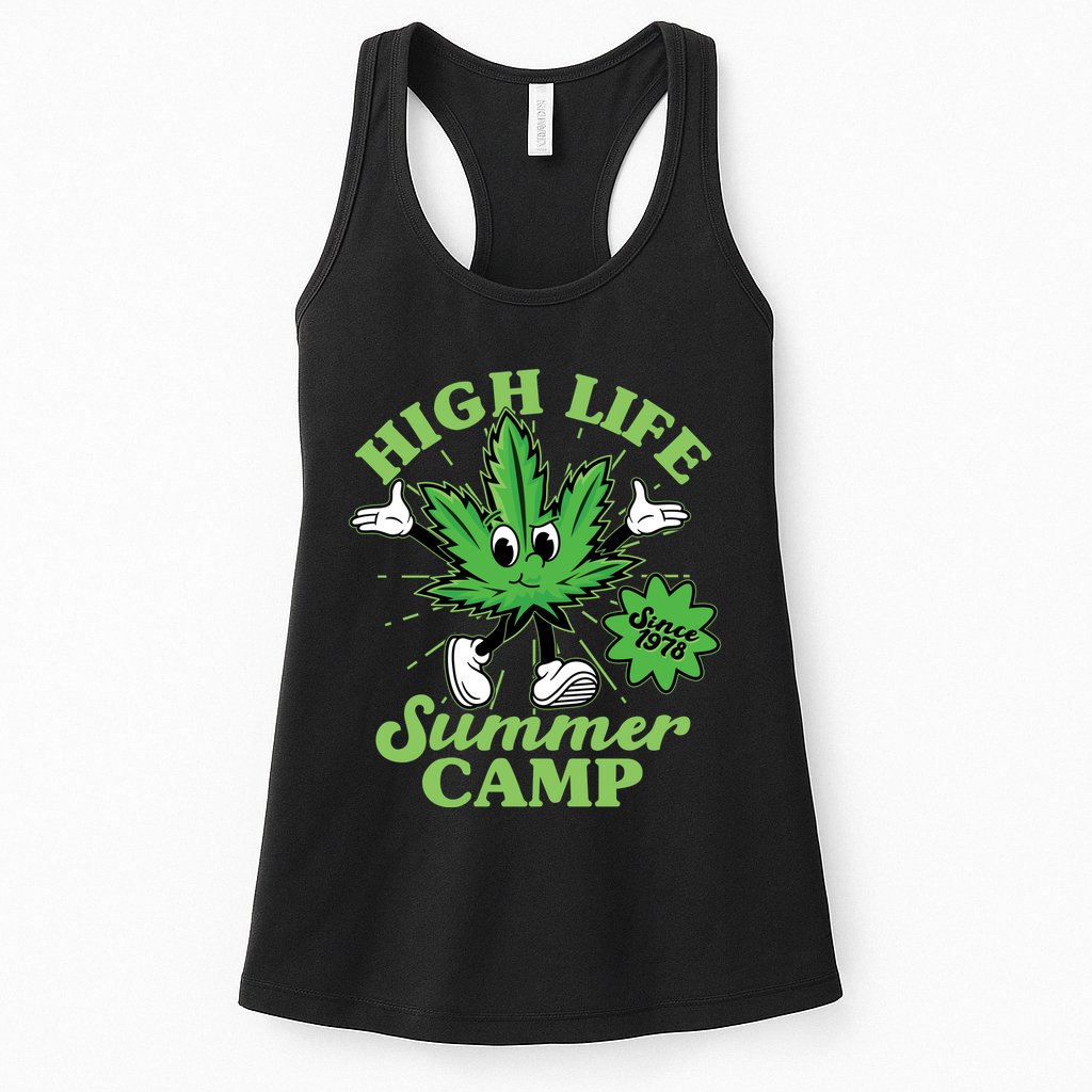 Retro High Life Summer Camp Since 1978 Womens Tank Top