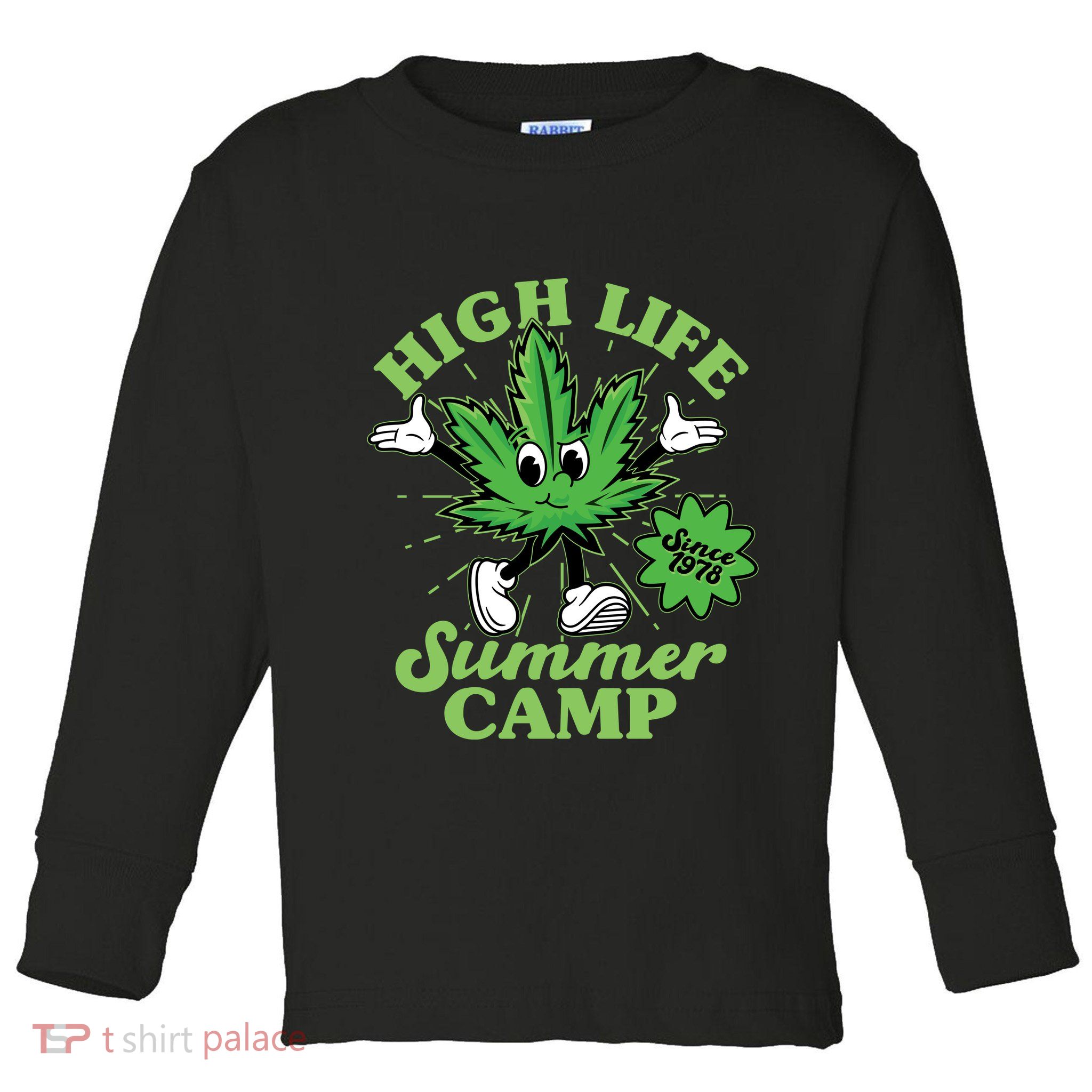 Retro High Life Summer Camp Since 1978 Toddler Long Sleeve Shirt