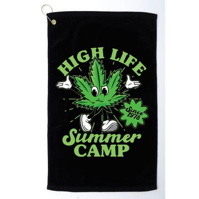 Retro High Life Summer Camp Since 1978 Golf Towel
