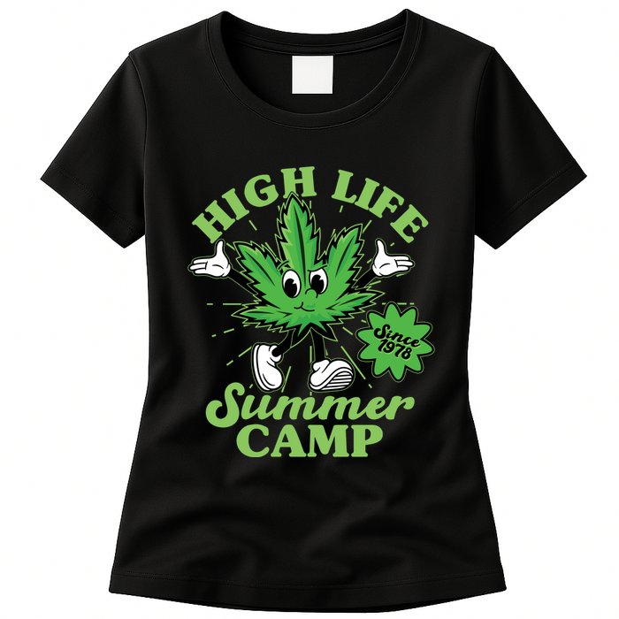 Retro High Life Summer Camp Since 1978 Womens T-Shirt