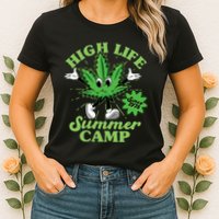 Retro High Life Summer Camp Since 1978 Womens T-Shirt