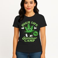 Retro High Life Summer Camp Since 1978 Womens T-Shirt