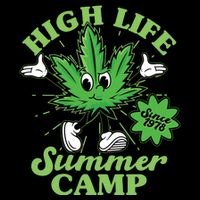 Retro High Life Summer Camp Since 1978 Womens T-Shirt