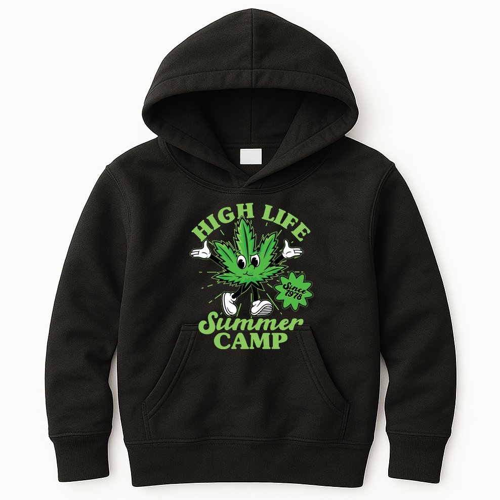 Retro High Life Summer Camp Since 1978 Kids Hoodie