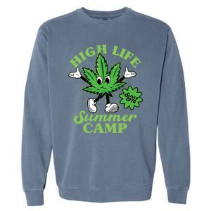 Retro High Life Summer Camp Since 1978 Garment-Dyed Sweatshirt