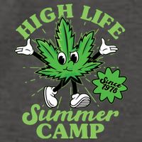 Retro High Life Summer Camp Since 1978 Vector Backpack