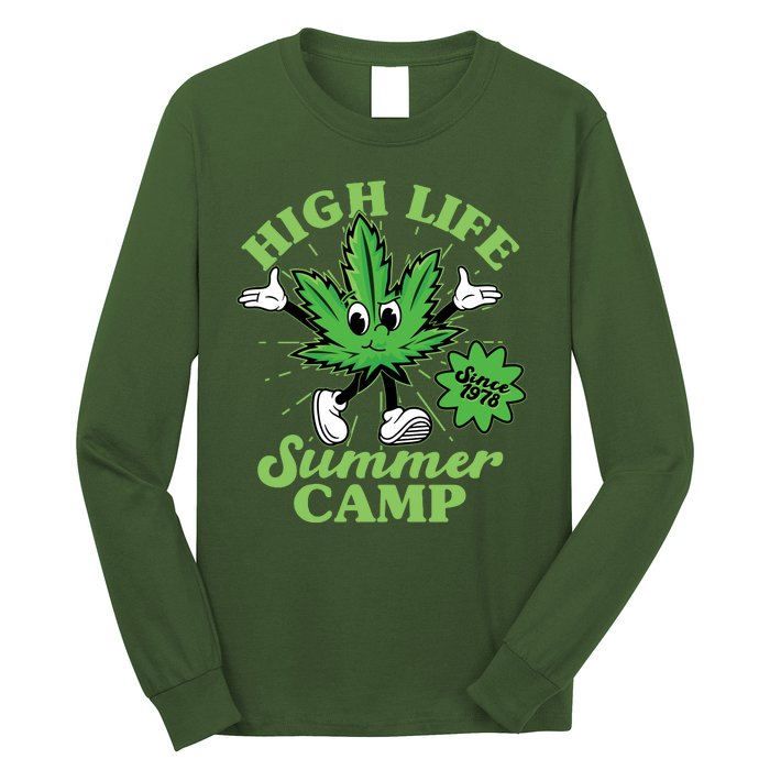 Retro High Life Summer Camp Since 1978 Long Sleeve Shirt