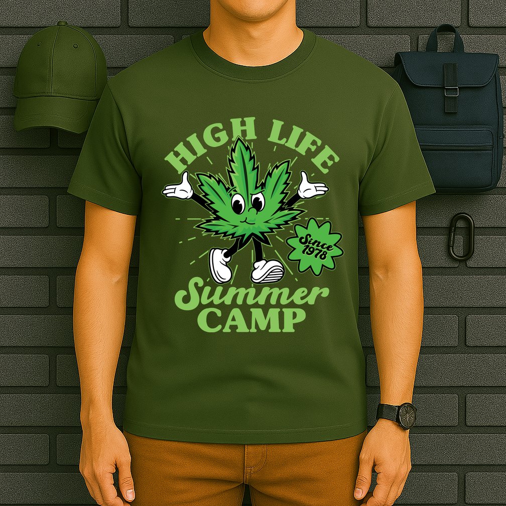 Retro High Life Summer Camp Since 1978 T-Shirt