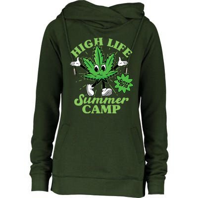 Retro High Life Summer Camp Since 1978 Womens Funnel Neck Pullover Hood