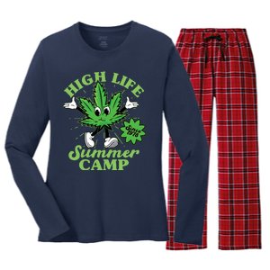 Retro High Life Summer Camp Since 1978 Women's Long Sleeve Flannel Pajama Set 