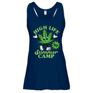 Retro High Life Summer Camp Since 1978 Ladies Essential Flowy Tank