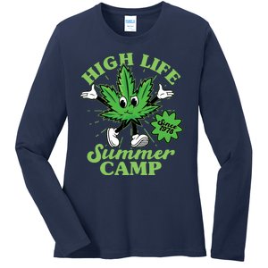 Retro High Life Summer Camp Since 1978 Ladies Long Sleeve Shirt