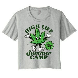 Retro High Life Summer Camp Since 1978 Women's Crop Top Tee