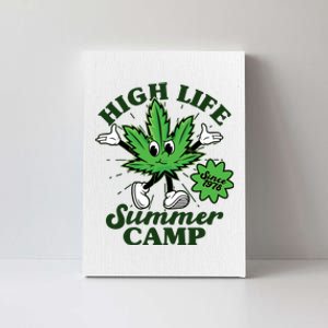 Retro High Life Summer Camp Since 1978 Canvas