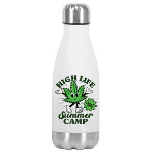 Retro High Life Summer Camp Since 1978 Stainless Steel Insulated Water Bottle