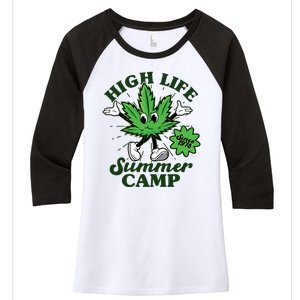 Retro High Life Summer Camp Since 1978 Women's Tri-Blend 3/4-Sleeve Raglan Shirt