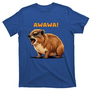 Rock Hyrax Lover Awawa Funny Groundhog Dassie T-Shirt