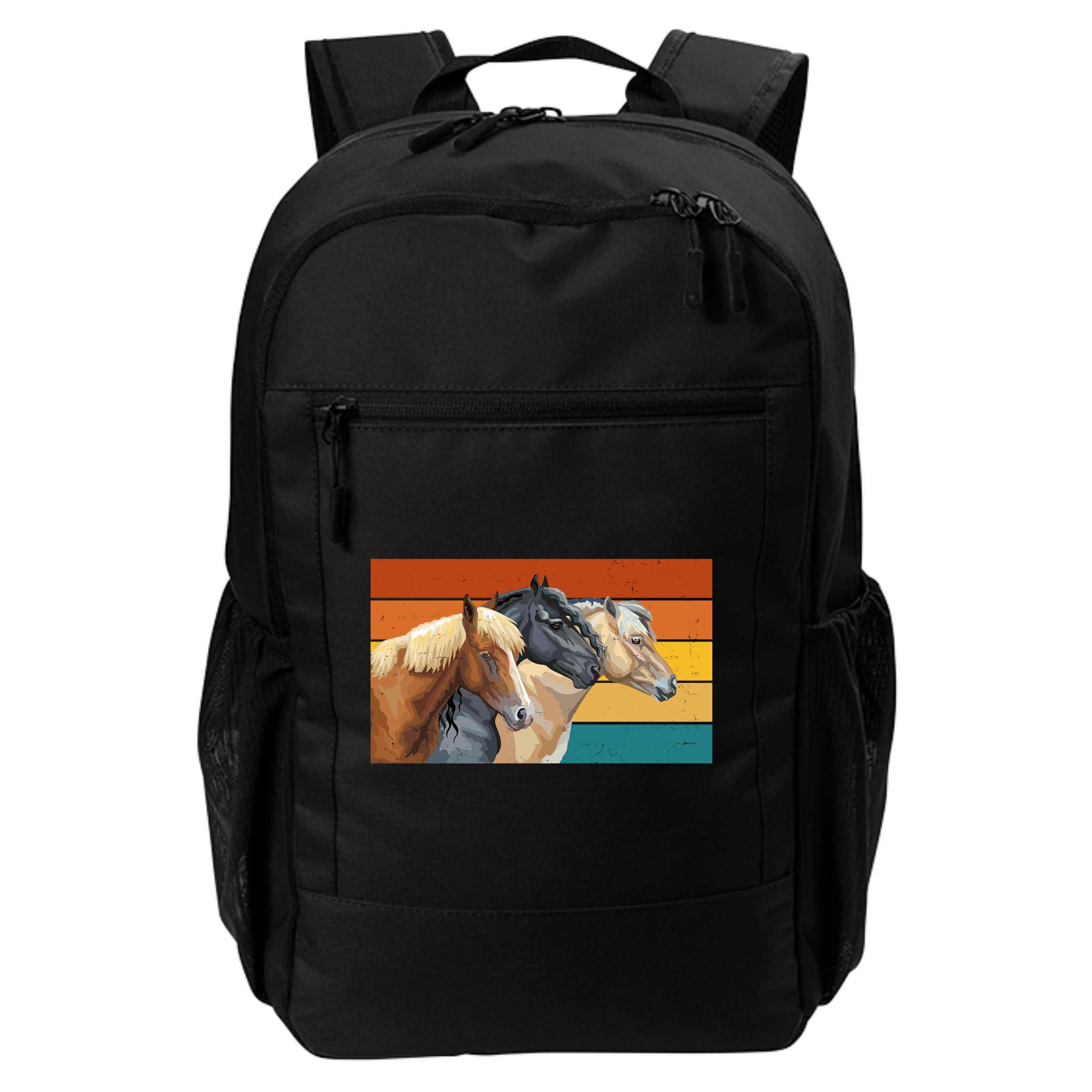 Retro Horses Lover Cute Gift Backpack