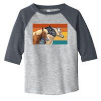 Retro Horses Lover Cute Gift Toddler Fine Jersey T-Shirt