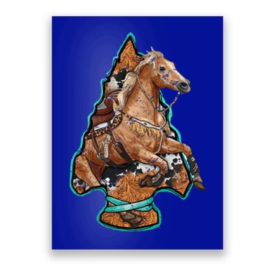 Retro Horse Lovers Cow Print Cow Western Country Cow Great Gift Poster