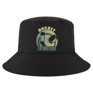 Retro Hockey Lovers Players Hockey Is My Favorite Season Gift Cool Comfort Performance Bucket Hat