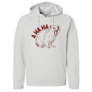 Rock Hyrax Lover Awawa Groundhog Dassi Performance Fleece Hoodie