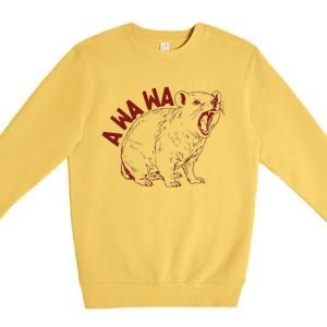 Rock Hyrax Lover Awawa Groundhog Dassi Premium Crewneck Sweatshirt