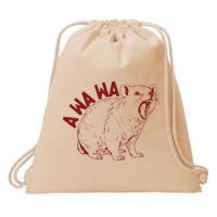 Rock Hyrax Lover Awawa Groundhog Dassi Drawstring Bag