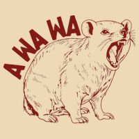 Rock Hyrax Lover Awawa Groundhog Dassi Drawstring Bag