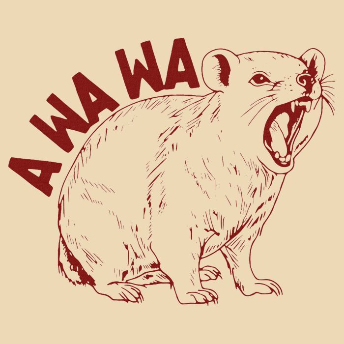 Rock Hyrax Lover Awawa Groundhog Dassi Drawstring Bag