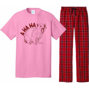 Rock Hyrax Lover Awawa Groundhog Dassi Pajama Set