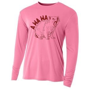 Rock Hyrax Lover Awawa Groundhog Dassi Cooling Performance Long Sleeve Crew