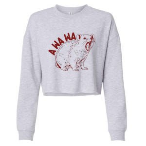 Rock Hyrax Lover Awawa Groundhog Dassi Cropped Pullover Crew