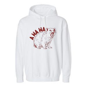 Rock Hyrax Lover Awawa Groundhog Dassi Garment-Dyed Fleece Hoodie