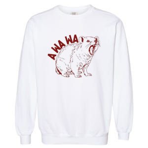 Rock Hyrax Lover Awawa Groundhog Dassi Garment-Dyed Sweatshirt