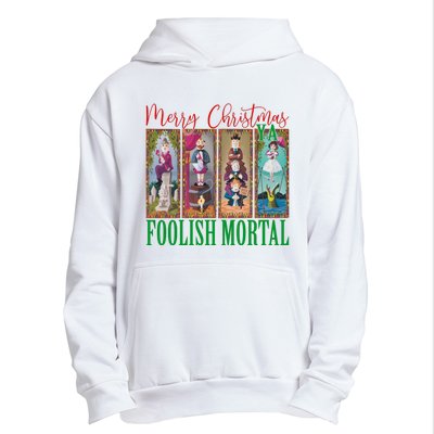 Retro Haunted Mansion Merry Christmas Hitchhiking Ghosts Xmas Urban Pullover Hoodie