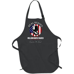 Real Heroes Million Nurse March May 12, 2022 Together We Stand Full-Length Apron With Pockets