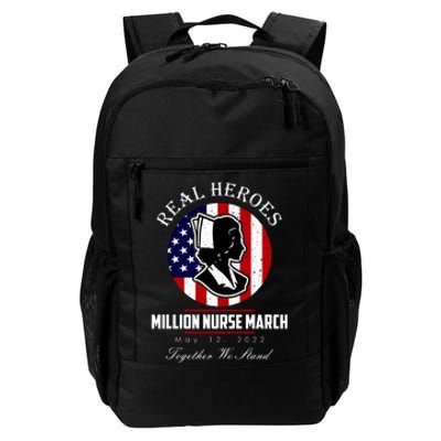 Real Heroes Million Nurse March May 12, 2022 Together We Stand Daily Commute Backpack