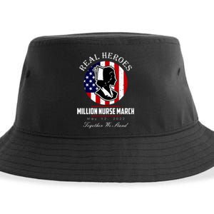 Real Heroes Million Nurse March May 12, 2022 Together We Stand Sustainable Bucket Hat