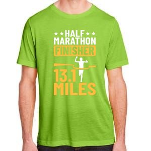 Running Half Marathon Finisher Half Marathoner Half Marathon Gift Adult ChromaSoft Performance T-Shirt