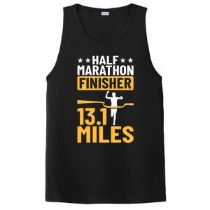 Running Half Marathon Finisher Half Marathoner Half Marathon Gift PosiCharge Competitor Tank