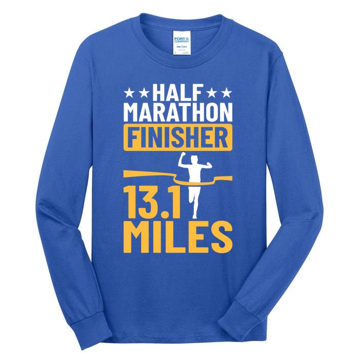 Running Half Marathon Finisher Half Marathoner Half Marathon Gift Tall Long Sleeve T-Shirt