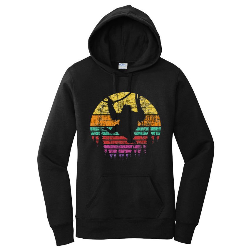 Retro Hanging Monkey Safari Jungle Animal Women's Pullover Hoodie