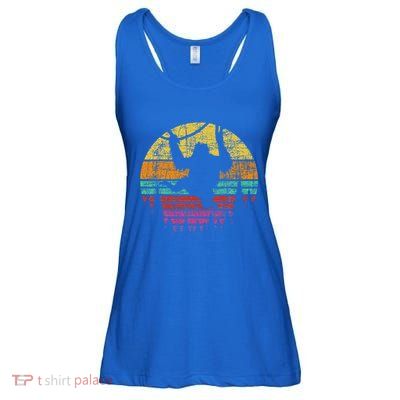Retro Hanging Monkey Safari Jungle Animal Ladies Essential Flowy Tank
