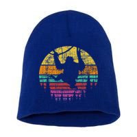 Retro Hanging Monkey Safari Jungle Animal Short Acrylic Beanie