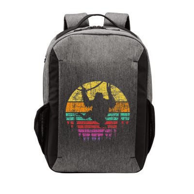Retro Hanging Monkey Safari Jungle Animal Vector Backpack