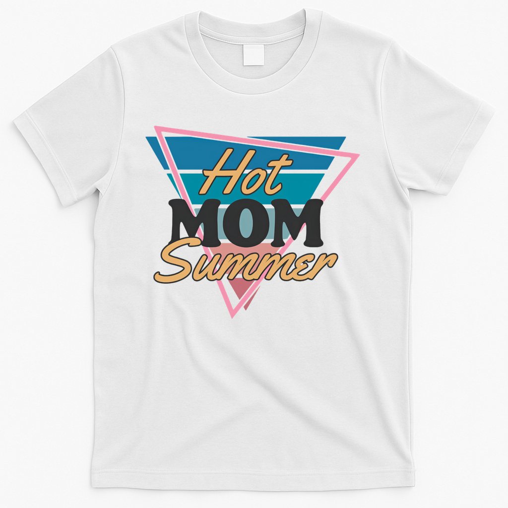 Retro Hot Mom Summer 80s Hot Mom Summer Vacation T-Shirt
