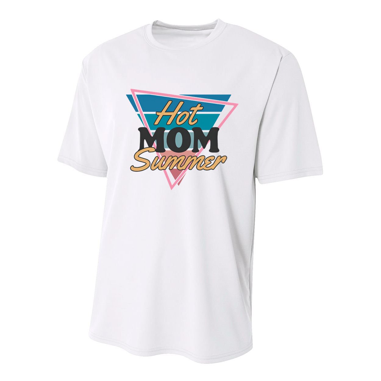 Retro Hot Mom Summer 80s Hot Mom Summer Vacation Youth Performance Sprint T-Shirt